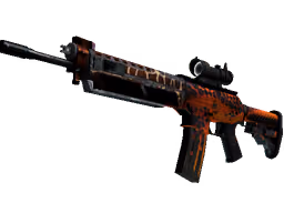 SG 553 | Tiger Moth (Battle-Scarred)