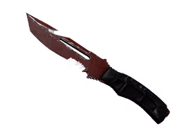 ★ Survival Knife | Crimson Web (Battle-Scarred)